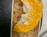 レンジ簡単ポークチャップ味オムライス弁当作り方12写真