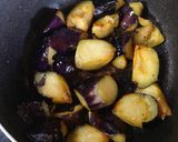 ヨウサマの減塩揚げ焼き茄子味噌汁作り方1写真