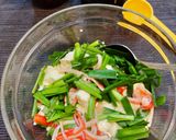 レンチンのみ!豆腐、ニラ、カニカマ✨作り方5写真