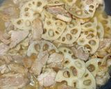 レンコンと豚肉の炒め物♪作り方6写真