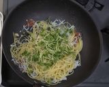 カイワレ大根とシラスの梅パスタ作り方5写真