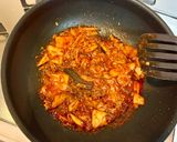 シャキシャキねぎのキムチ焼肉丼作り方4写真