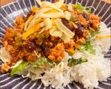 ひき肉無しでも！鶏肉タコス/タコライス🇲🇽作り方12写真