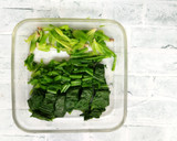 簡単☆ほうれん草とちくわの甘酒味噌マヨ作り方1写真