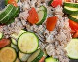 ズッキーニと豚肉のガーリックトマト炒め作り方4写真