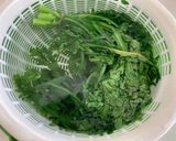 春菊の簡単ゴマ和え作り方1写真