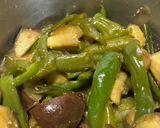 なすとピーマンのなべしぎ（味噌炒め）作り方3写真