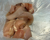 簡単　鶏むね肉のてりマヨ作り方2写真