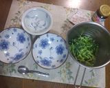 青菜のおひたしにのりの佃煮を和えて!作り方14写真