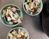 根菜茄子白菜オイ甘辛キムチ味温野菜サラダ作り方14写真