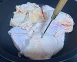 今夜の夕飯に♡豆腐と鶏もも肉の和風サラダ作り方1写真