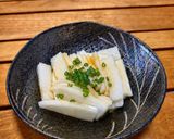 即席！山芋のとろ卵醤油和え作り方3写真