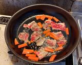 野菜と牛肉の炒め物作り方3写真