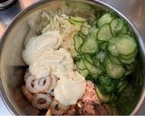 じゃこっと集合!ちくわときゅうりのマカロニサラダ作り方5写真
