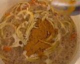 豚肉とお野菜のカレーパスタ作り方4写真