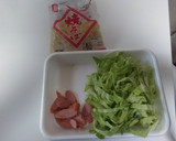 向井くう風 簡単焼きそば作り方1写真