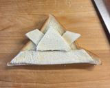 こどもの日🎏兜のトースト（サンドイッチ）作り方5写真