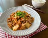 10分で簡単!豚こま肉で豚キムチ作り方7写真