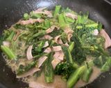 鮎河菜と玄米甘酒のパスタ作り方6写真