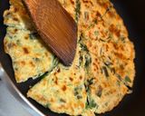 豆腐入りニラ卵お焼き作り方4写真
