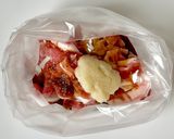 防災レシピ🍲豚小間キャベツの焼肉ダレ和え作り方2写真