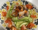 鯖ときゅうりのピリ辛素麺作り方5写真