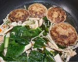 和風スープハンバーグ作り方5写真