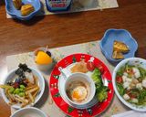 簡単に!お吸い物にも!豆苗とミニトマト作り方11写真