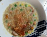 レンジ簡単ビーフシチュー味オムライス弁当作り方5写真