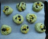 黒豆と栗の抹茶パン作り方5写真