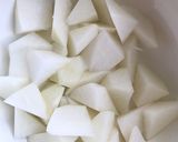 切って❣ギュッギュ➡早く食べたい大根漬け作り方1写真