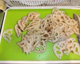 蓮根ツナしめじコーン枝豆のマヨサラダ作り方1写真