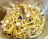 磯香冷製パスタ！夏野菜と豚のダシダハニー作り方14写真