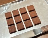 スイートチョコとグランマルニエの生チョコ作り方9写真