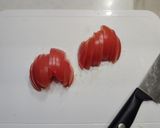 トマトと玉ねぎのパストラミサラダ作り方2写真