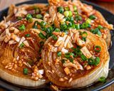 薬味ソースが絶品♡焼き新玉♡サラダ作り方4写真