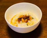食べる梅だし、卵の七種粥！作り方2写真