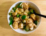mレンジで作る鶏とピーマンの中華炒め作り方5写真