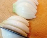めんつゆで簡単！新玉ねぎと厚揚げの卵とじ作り方1写真