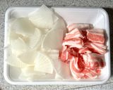 ヒラヒラこんにゃく大根作り方1写真
