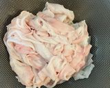 時短⭐︎豚肉とねぎのガーリック醤油パスタ作り方2写真