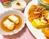 海老フライメインのプレートご飯作り方3写真