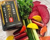 焼肉生だれで作る バーニャカウダソース作り方2写真