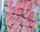 ＊ジャンボピーマンとチーズの豚肉巻き＊作り方2写真