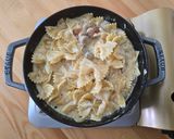 ソーセージとほうれん草のクリームパスタ作り方6写真