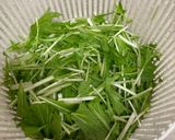 水菜と油揚げのマヨポンサラダ♪作り方2写真
