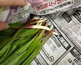 蕗の薹と行者大蒜の山菜ジンギスカン作り方1写真