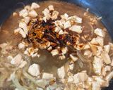 混ぜるだけで濃厚！豆腐ガリバタ醤油パスタ作り方5写真
