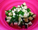 夏の常備菜❣ 長芋ときゅうりの梅肉和え作り方1写真