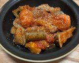 塩麹入り！鶏肉と根菜のトマト煮作り方7写真